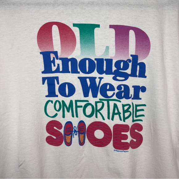 Vintage Single Stitch Tee with Funny Print - Picture 2 of 7